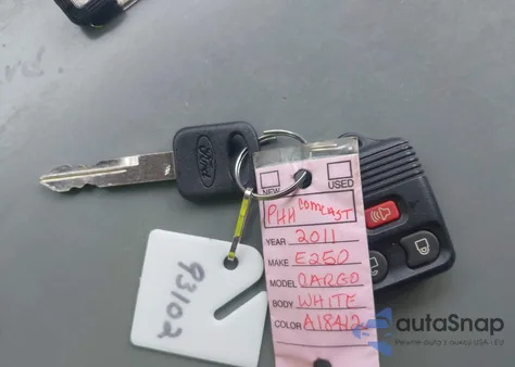 2011 Ford E-250 Commercial из США, поврежденный, VIN 1FTNE2ELXBDA18412